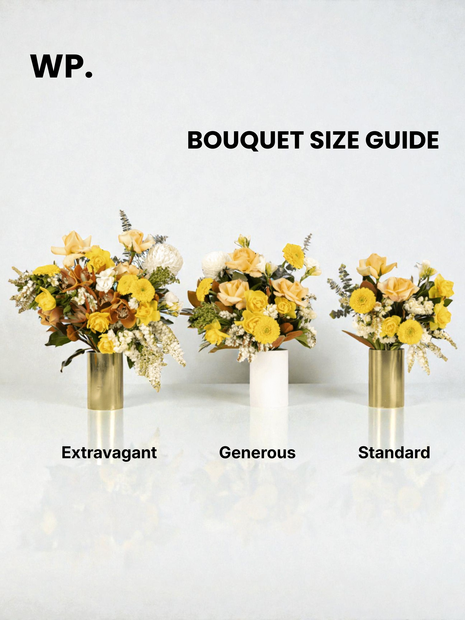 Bouquet Size Guide - Wild Poppies -  Flower - Same Day Flower Delivery Auckland - Auckland Flower Delivery - Florists - boutique gift boxes