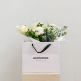Classic White Posy - Wild Poppies -  Flower - Same Day Flower Delivery Auckland - Auckland Flower Delivery \ Florists - boutique gift boxes
