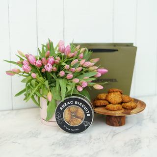 Tulips and Anzac Biscuit Special