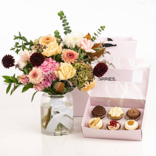 Mother's Day Posy & Cupcake set