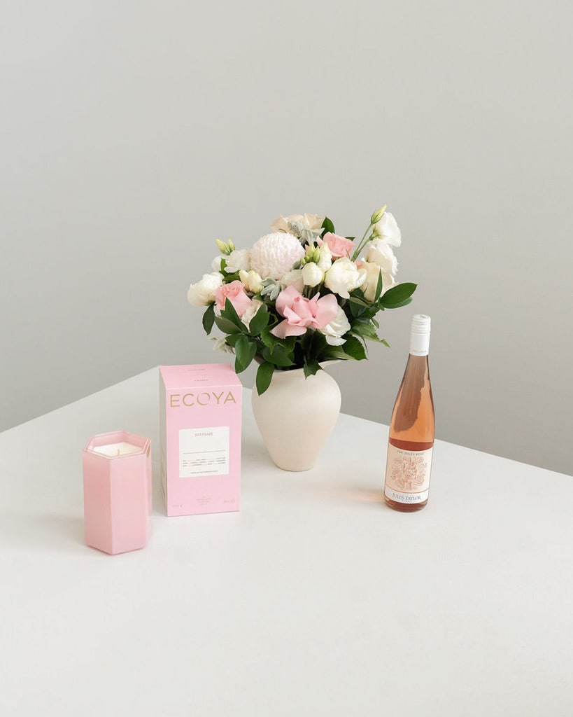 English Rose Gift Set - Wild Poppies -  Flower - Same Day Flower Delivery Auckland - Auckland Flower Delivery \ Florists - boutique gift boxes