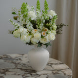 Fresh White & Greens Showstopper Bouquet - Wild Poppies -  Flower - Same Day Flower Delivery Auckland - Auckland Flower Delivery - Florists - boutique gift boxes