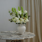Fresh White & Greens Showstopper Bouquet - Wild Poppies -  Flower - Same Day Flower Delivery Auckland - Auckland Flower Delivery - Florists - boutique gift boxes