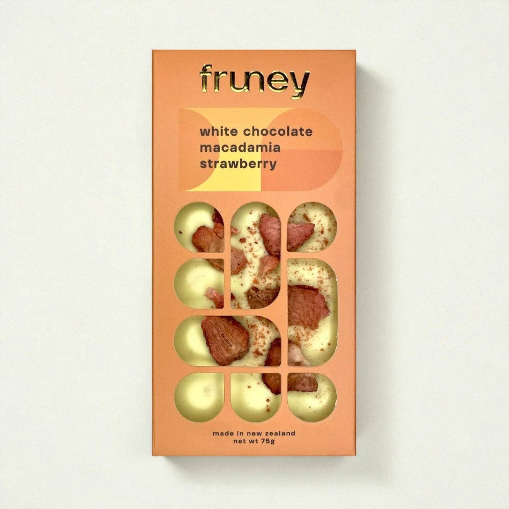Fruney white chocolate macadamia strawberry bar - Wild Poppies -  Flower - Same Day Flower Delivery Auckland - Auckland Flower Delivery \ Florists - boutique gift boxes