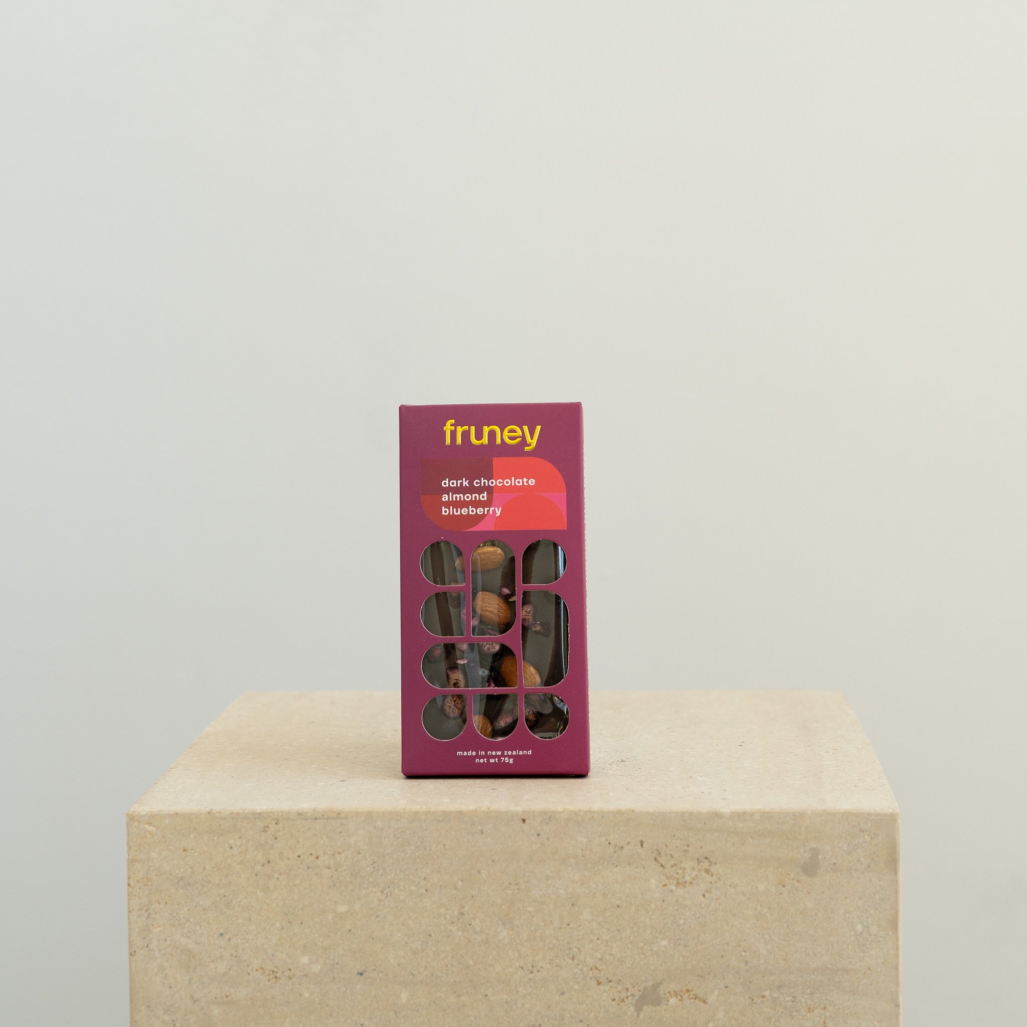 Fruney Dark Chocolate, Almond & Blueberry Bar - Wild Poppies -  Flower - Same Day Flower Delivery Auckland - Auckland Flower Delivery \ Florists - boutique gift boxes 