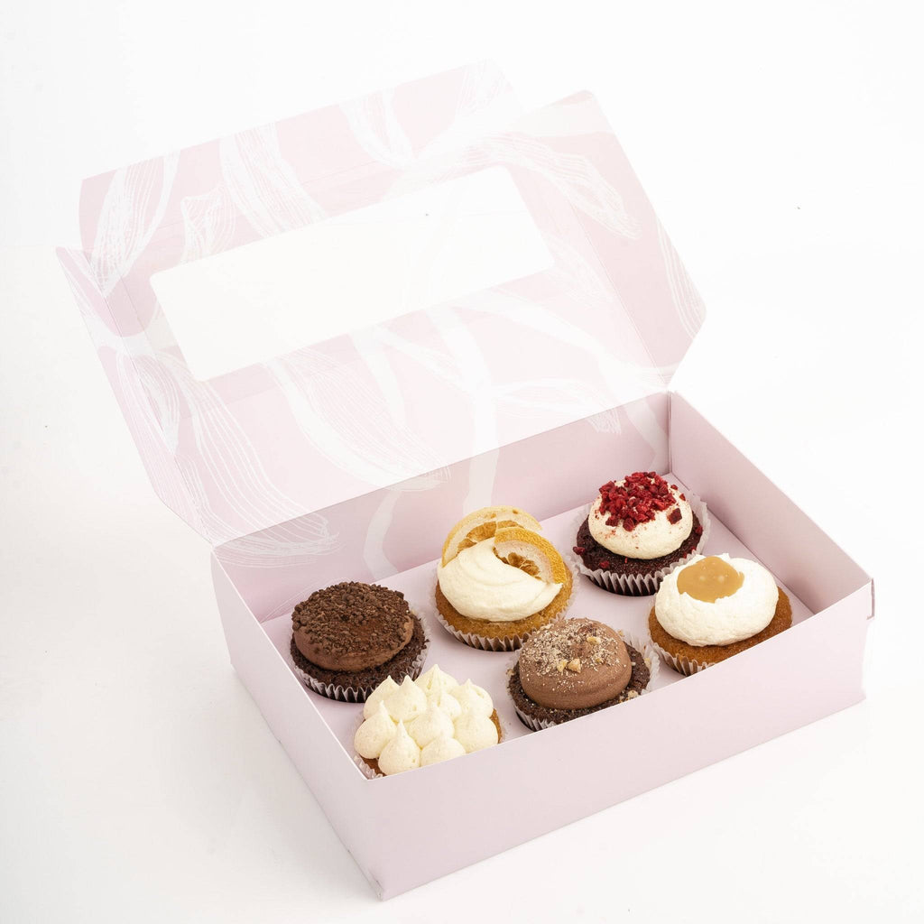 Gourmet Cupcakes - Mixed Flavours - Wild Poppies -  Flower - Same Day Flower Delivery Auckland - Auckland Flower Delivery \ Florists - boutique gift boxes