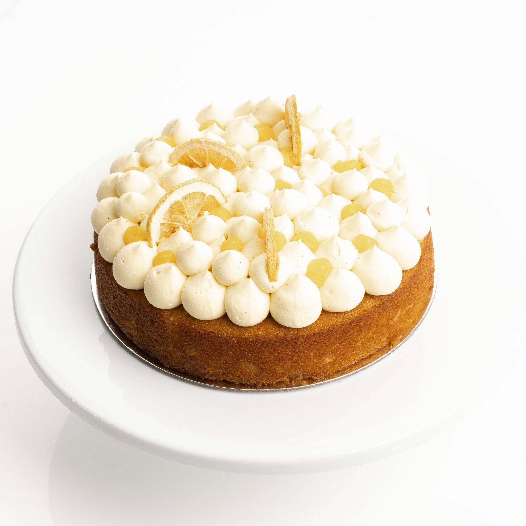 Lemon Cake with Curd and Meringue - Wild Poppies -  Flower - Same Day Flower Delivery Auckland - Auckland Flower Delivery - Florists - boutique gift boxes