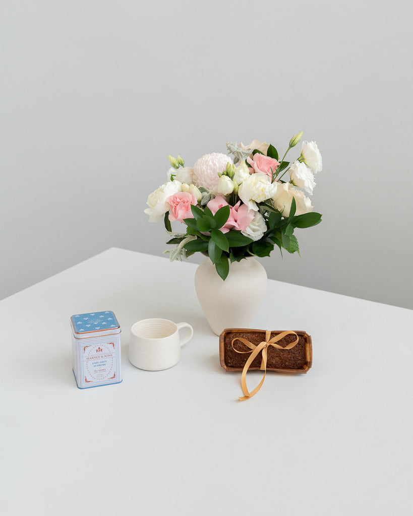 Limited Edition Tea Loaf Gift Set (Free Mug Included) - Wild Poppies -  Flower - Same Day Flower Delivery Auckland - Auckland Flower Delivery \ Florists - boutique gift boxes
