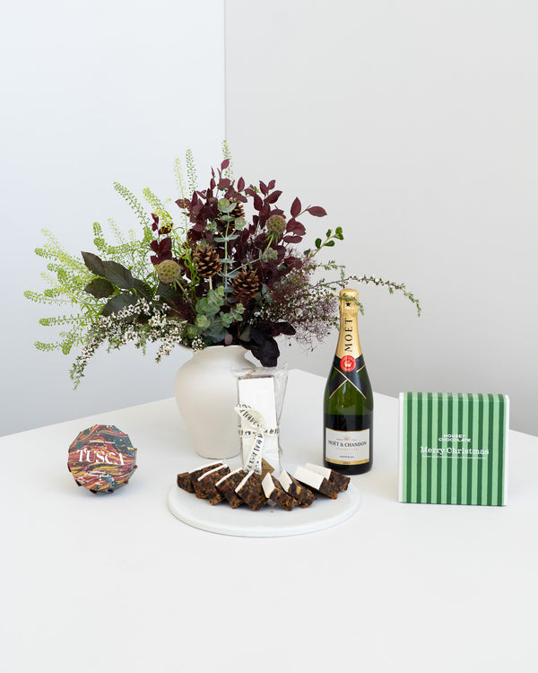 Merry Christmas Gift Set - Wild Poppies -  Flower - Same Day Flower Delivery Auckland - Auckland Flower Delivery - Florists - boutique gift boxes