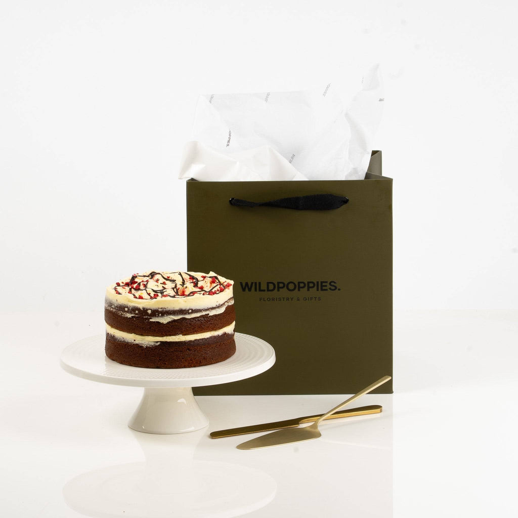 Wild Poppies Red Velvet Cake - Wild Poppies -  Flower - Same Day Flower Delivery Auckland - Auckland Flower Delivery \ Florists - boutique gift boxes
