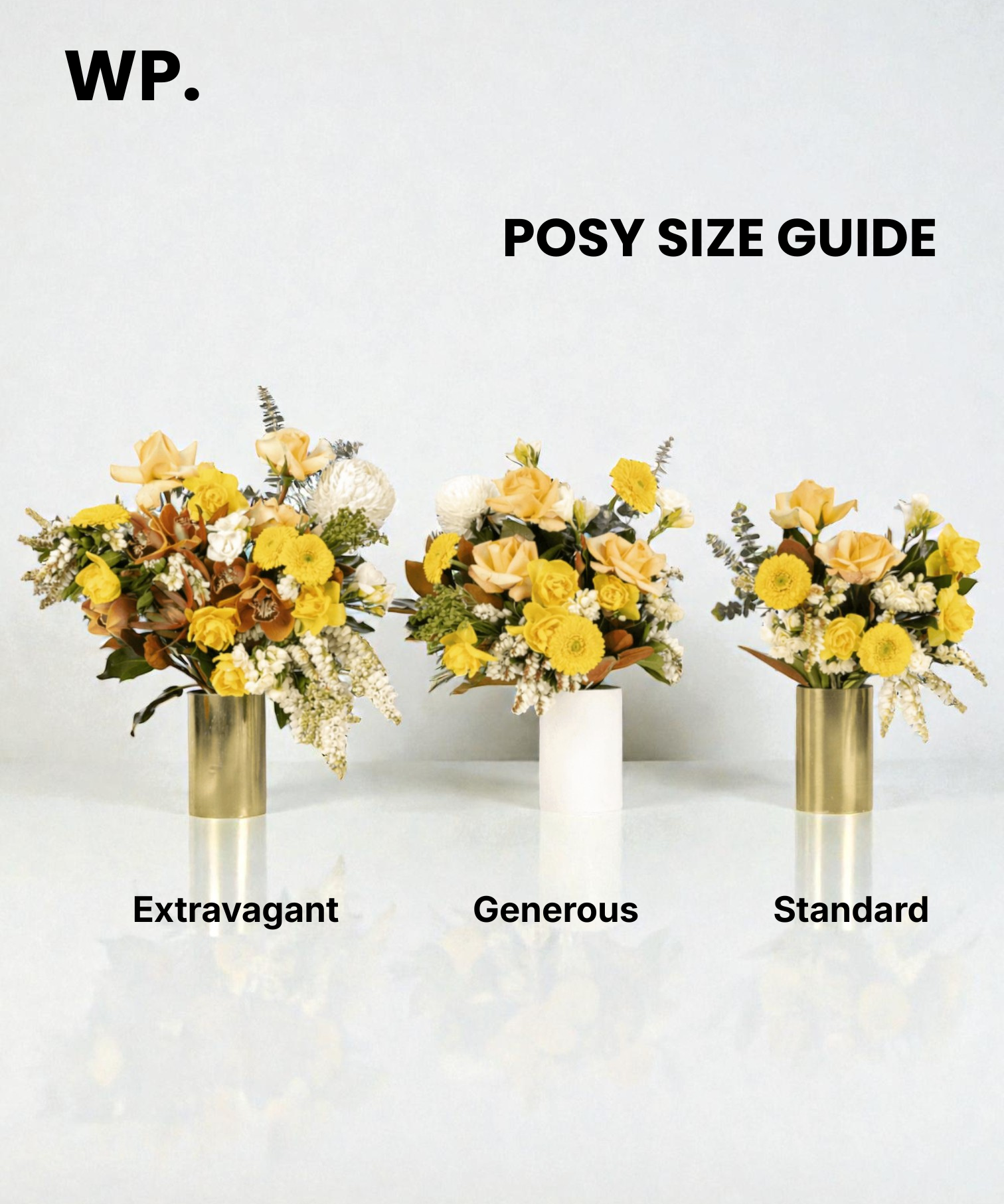 Posy Size Guide - Wild Poppies -  Flower - Same Day Flower Delivery Auckland - Auckland Flower Delivery - Florists - boutique gift boxes
