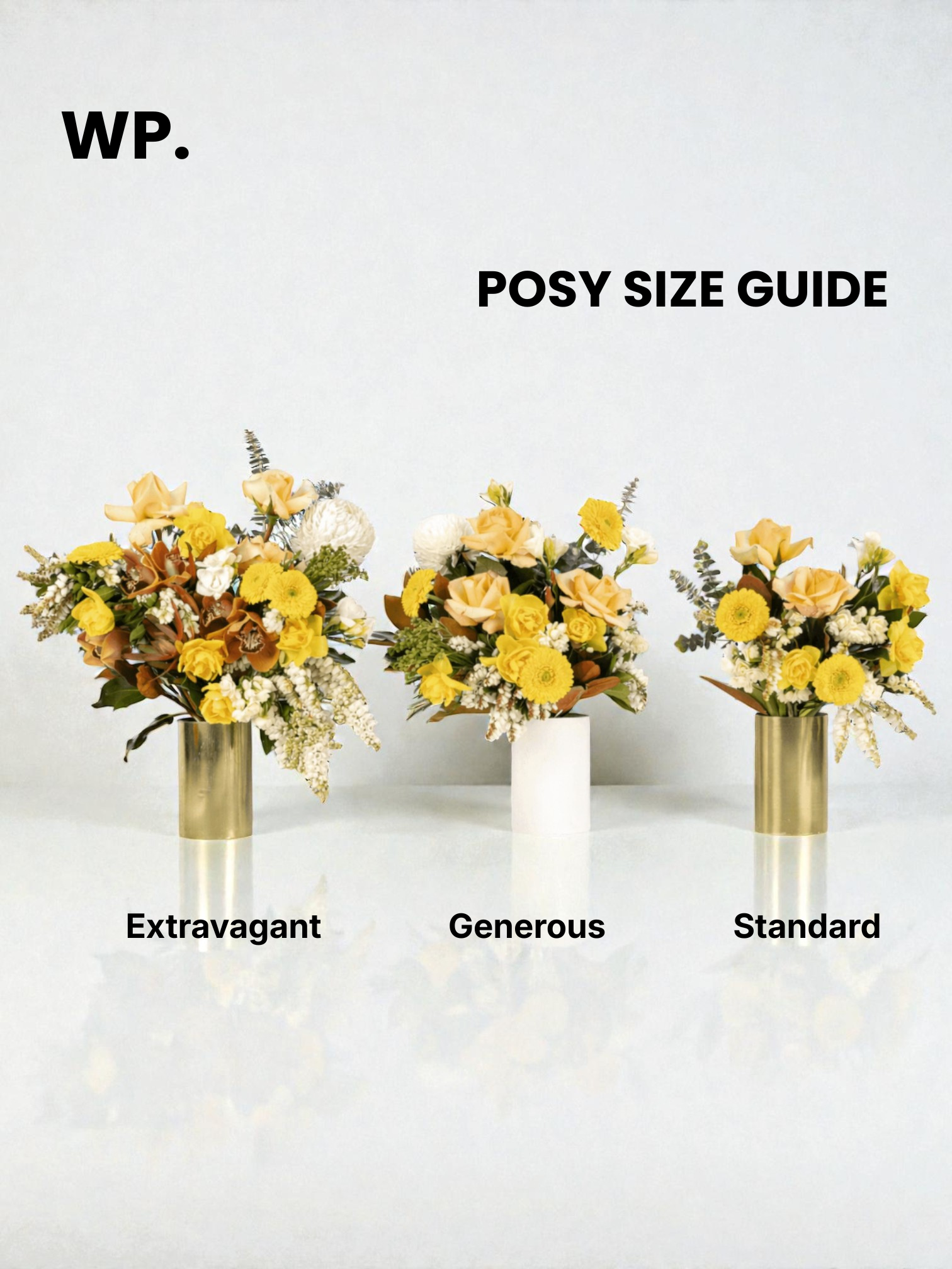 Posy Size Guide - Wild Poppies -  Flower - Same Day Flower Delivery Auckland - Auckland Flower Delivery - Florists - boutique gift boxes