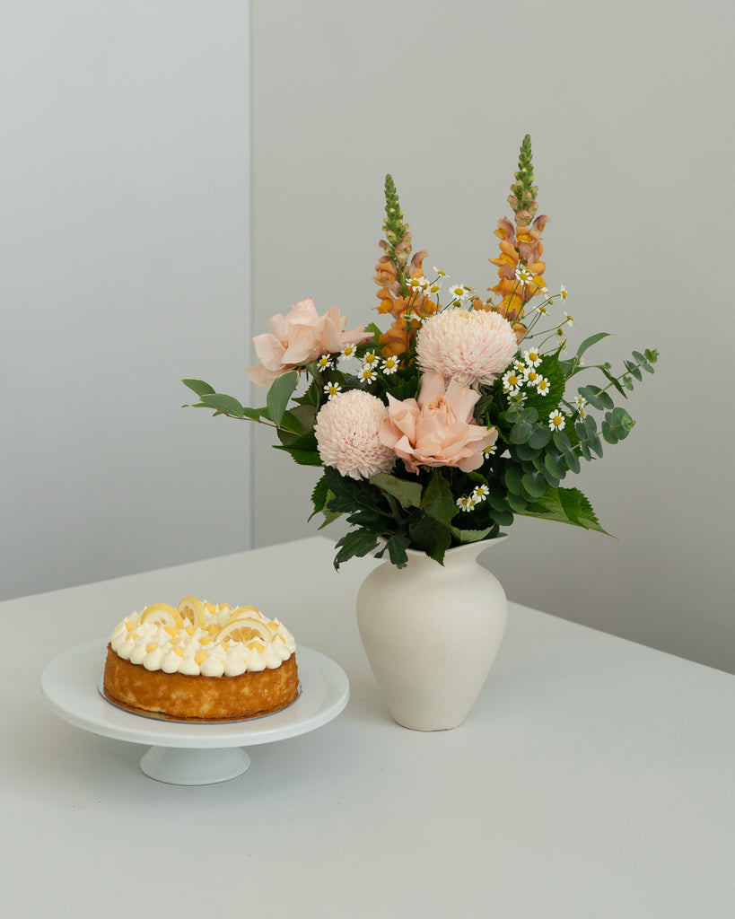 Peachy Posy and Claire's Cake - Wild Poppies -  Flower - Same Day Flower Delivery Auckland - Auckland Flower Delivery - Florists - boutique gift boxes