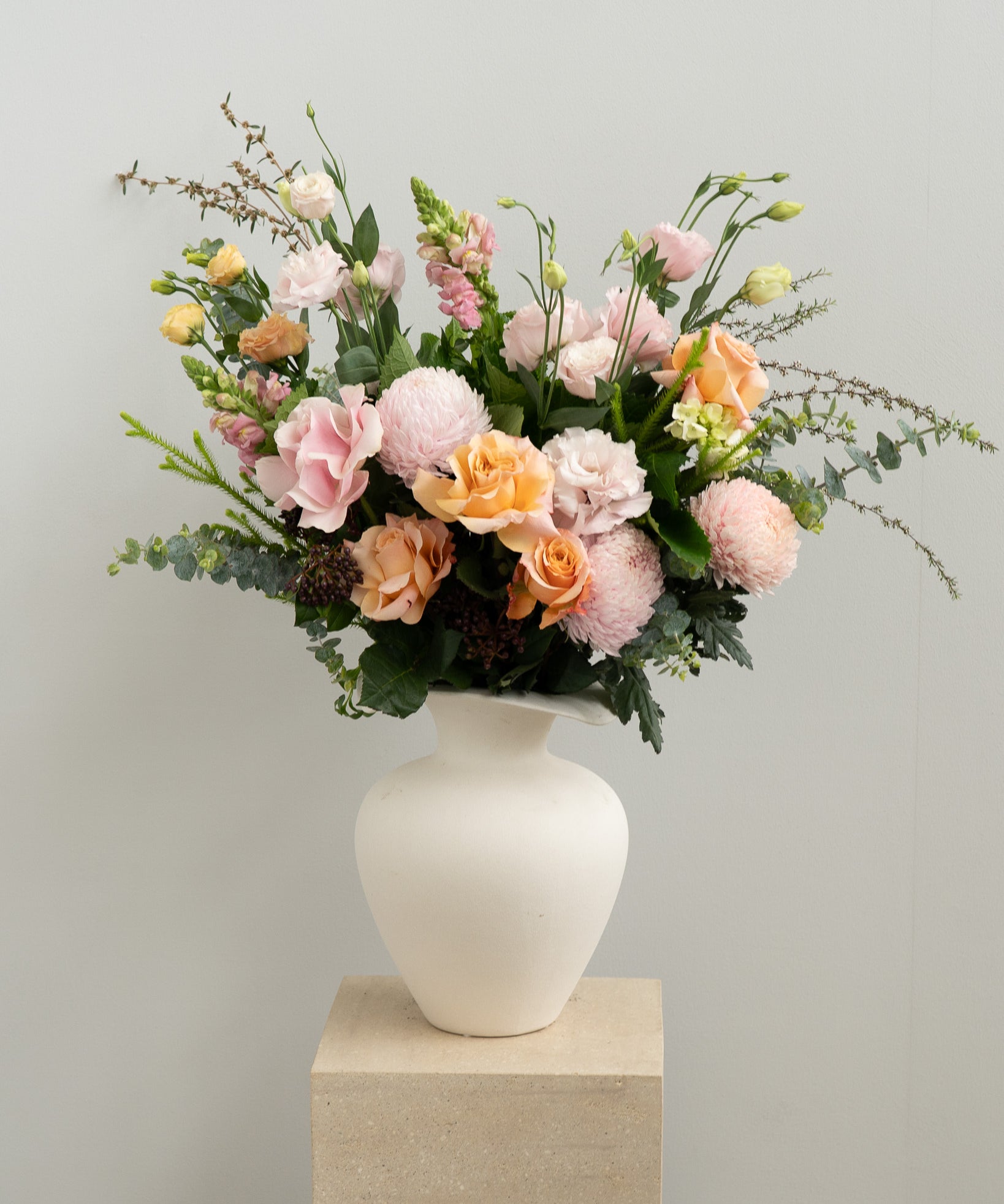 Pretty in Peach Bouquet - Wild Poppies -  Flower - Same Day Flower Delivery Auckland - Auckland Flower Delivery - Florists - boutique gift boxes
