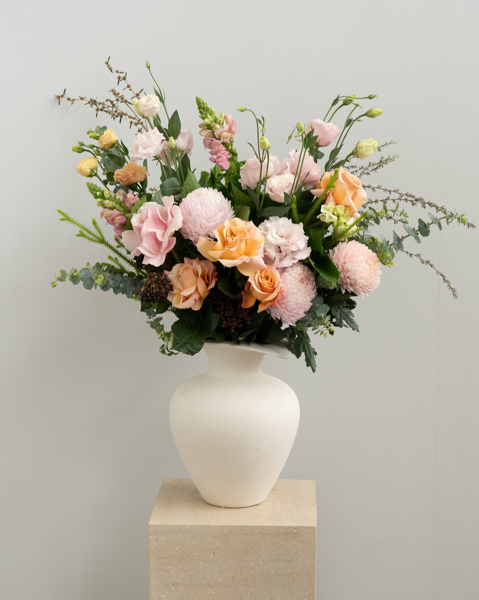Pretty in Peach Bouquet - Wild Poppies -  Flower - Same Day Flower Delivery Auckland - Auckland Flower Delivery - Florists - boutique gift boxes