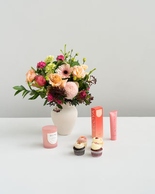 Ruby Peach Posy & Ecoya Gift Set
