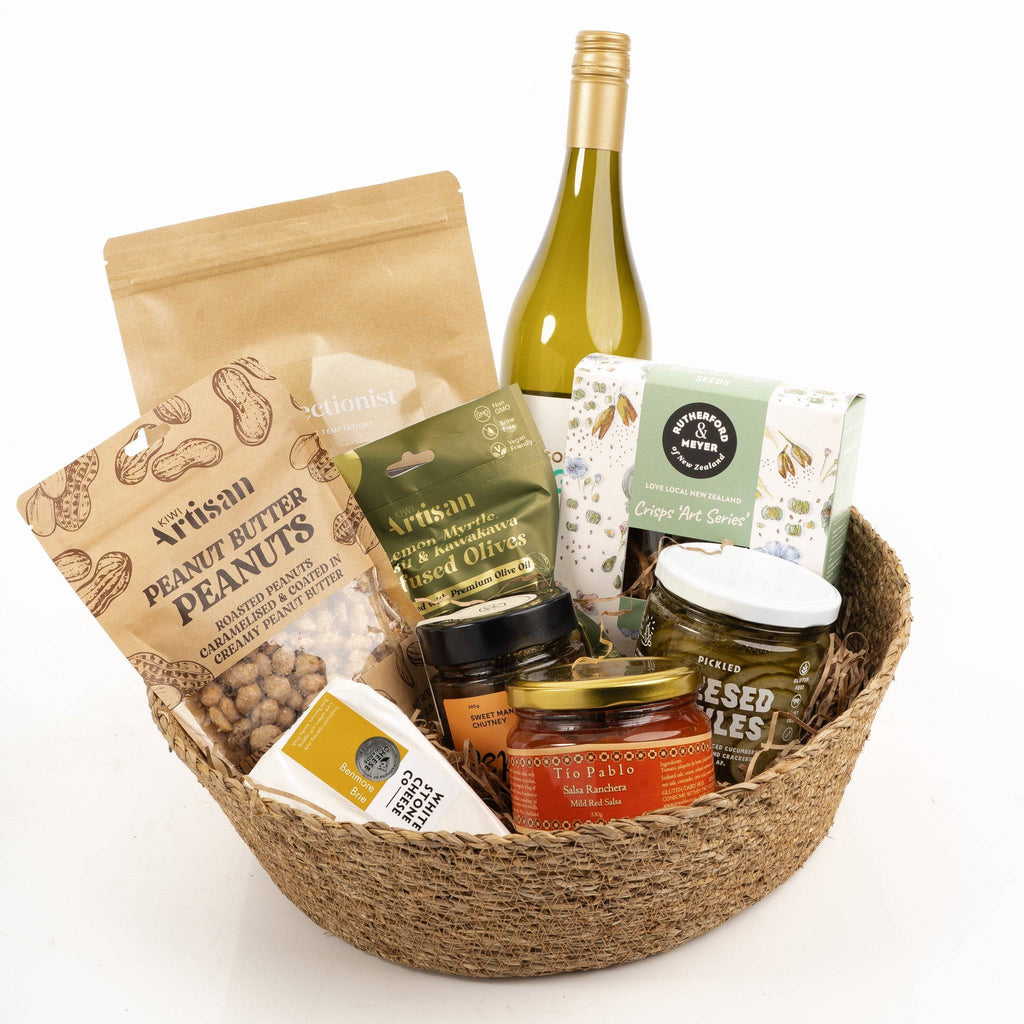 Sav Blanc Gift Hamper - Wild Poppies -  Flower - Same Day Flower Delivery Auckland - Auckland Flower Delivery \ Florists - boutique gift boxes