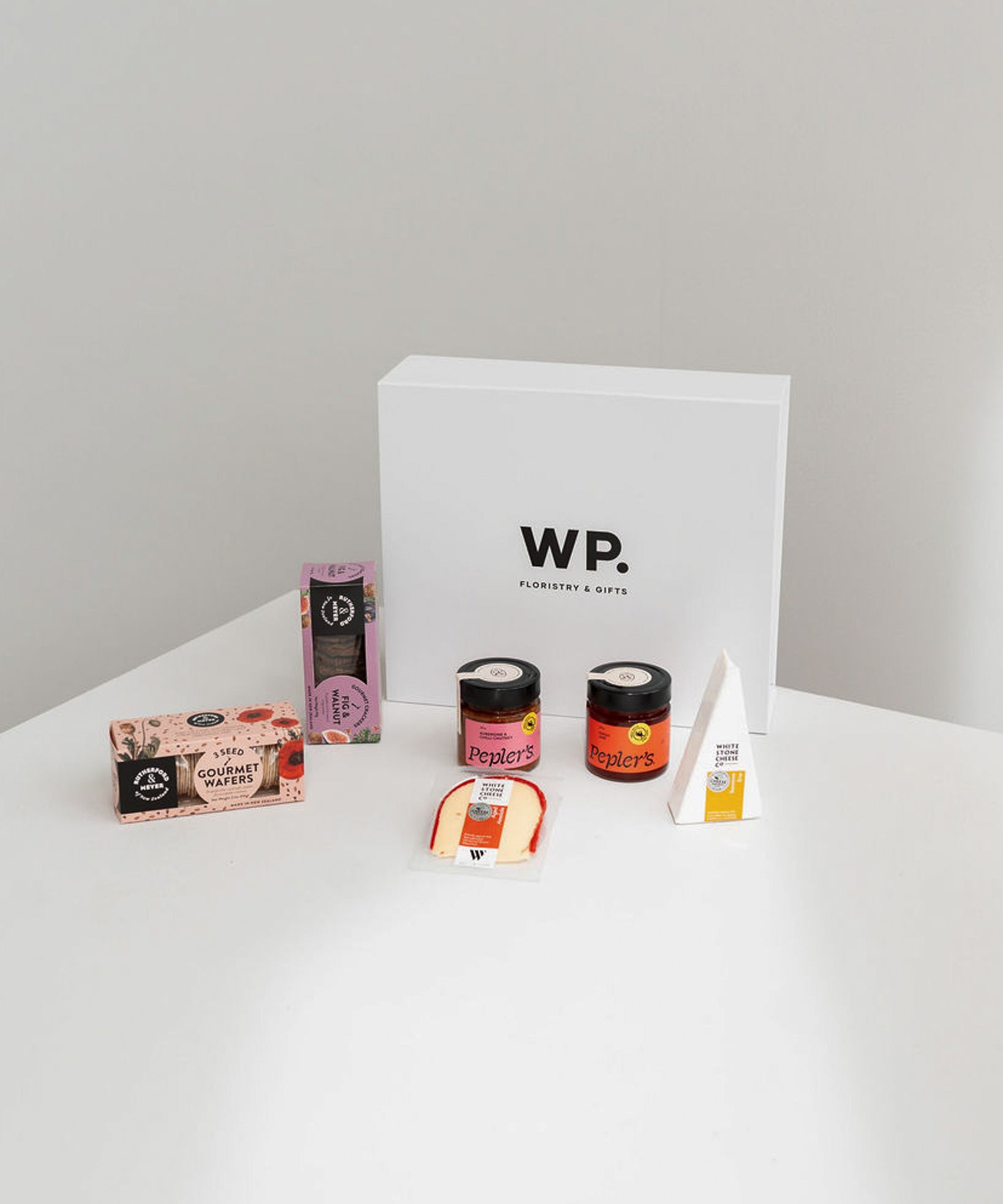 Scrumptious Gourmet Cheese Box - Wild Poppies -  Flower - Same Day Flower Delivery Auckland - Auckland Flower Delivery \ Florists - boutique gift boxes