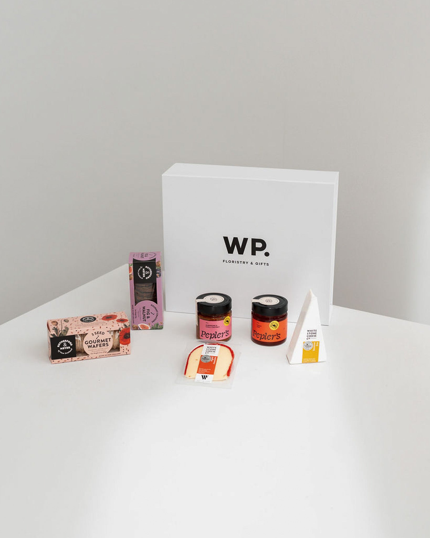 Scrumptious Gourmet Cheese Box - Wild Poppies -  Flower - Same Day Flower Delivery Auckland - Auckland Flower Delivery \ Florists - boutique gift boxes