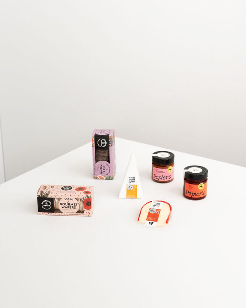 Scrumptious Gourmet Cheese Box - Wild Poppies -  Flower - Same Day Flower Delivery Auckland - Auckland Flower Delivery \ Florists - boutique gift boxes