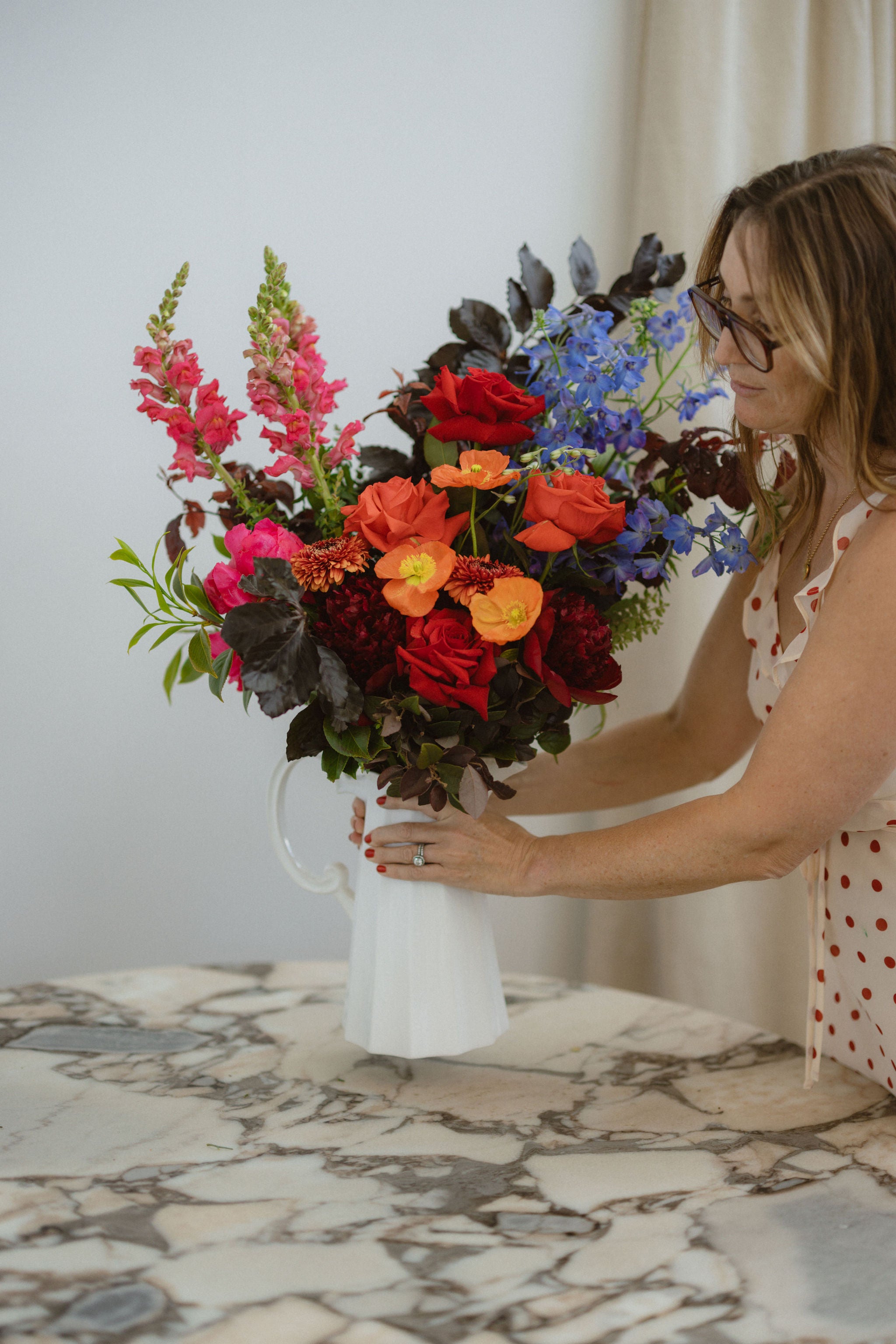Summer Vibrant Showstopper Arrangement - Wild Poppies -  Flower - Same Day Flower Delivery Auckland - Auckland Flower Delivery - Florists - boutique gift boxes