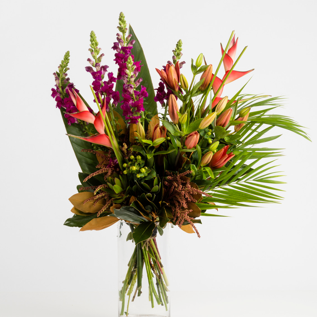 Sculptural Red Bouquet - Wild Poppies -  Flower - Same Day Flower Delivery Auckland - Auckland Flower Delivery \ Florists - boutique gift boxes 