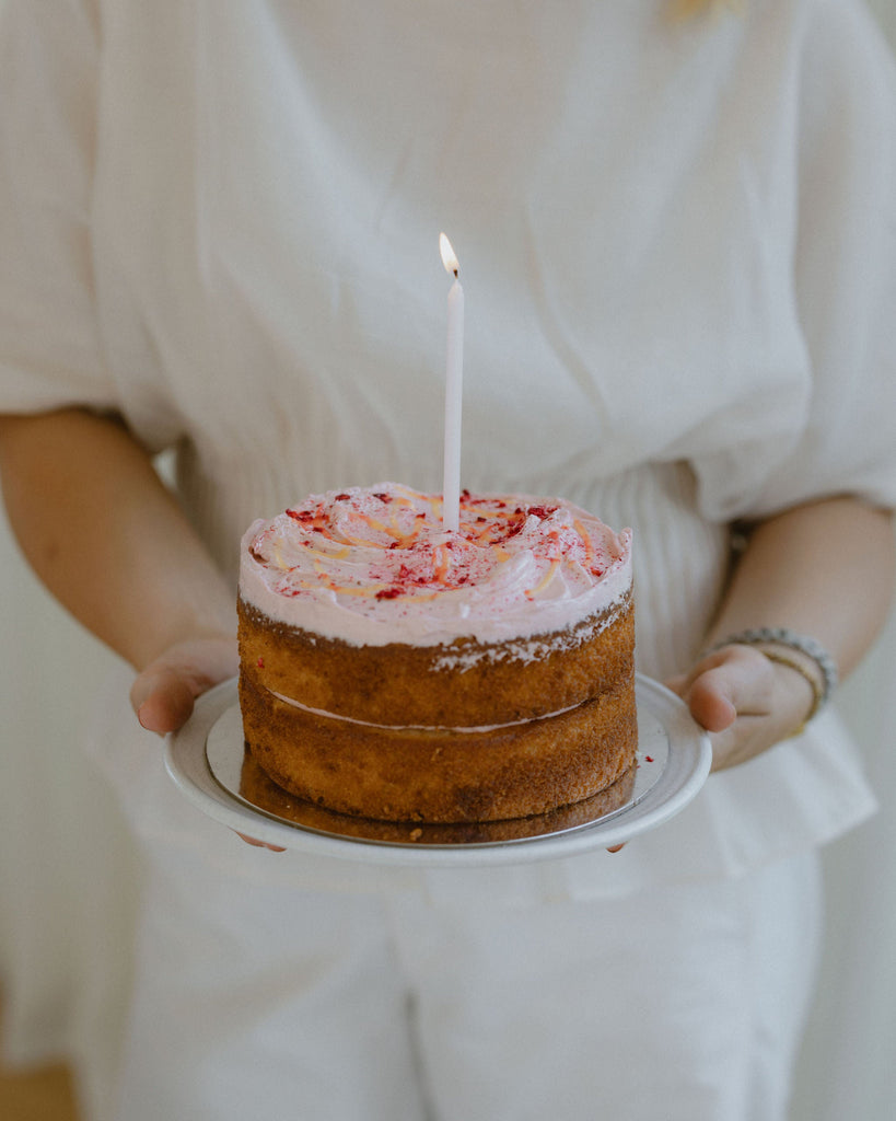 Sweet Talk Lemon & Raspberry Cake - Wild Poppies -  Flower - Same Day Flower Delivery Auckland - Auckland Flower Delivery - Florists - boutique gift boxes