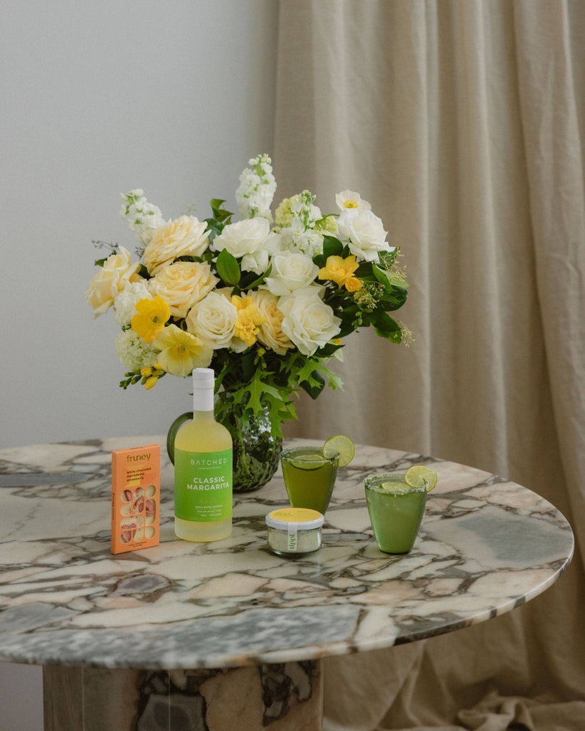 Classic Margarita Sunshine Gift Set - Wild Poppies -  Flower - Same Day Flower Delivery Auckland - Auckland Flower Delivery - Florists - boutique gift boxes