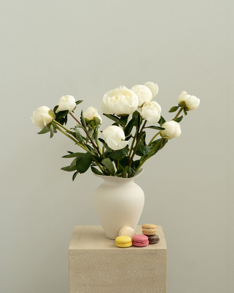 White Peonies - Wild Poppies -  Flower - Same Day Flower Delivery Auckland - Auckland Flower Delivery - Florists - boutique gift boxes