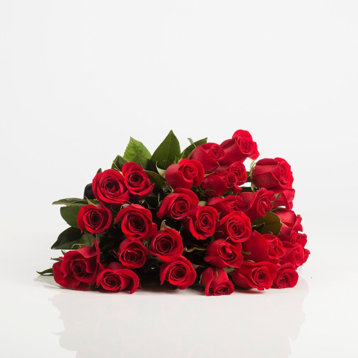 An Armful of Red Roses – 30 Premium Blooms | Wild Poppies