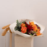 Market Bouquet - Bright Oranges - Wild Poppies -  Flower - Same Day Flower Delivery Auckland - Auckland Flower Delivery - Florists - boutique gift boxes
