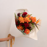 Market Bouquet - Bright Oranges - Wild Poppies -  Flower - Same Day Flower Delivery Auckland - Auckland Flower Delivery - Florists - boutique gift boxes