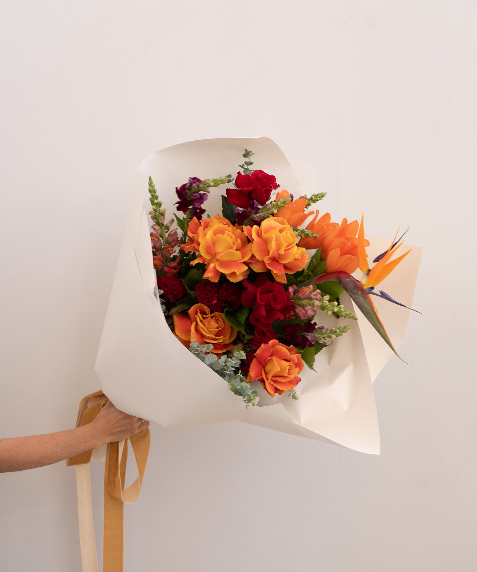 Market Bouquet - Bright Oranges - Wild Poppies -  Flower - Same Day Flower Delivery Auckland - Auckland Flower Delivery - Florists - boutique gift boxes