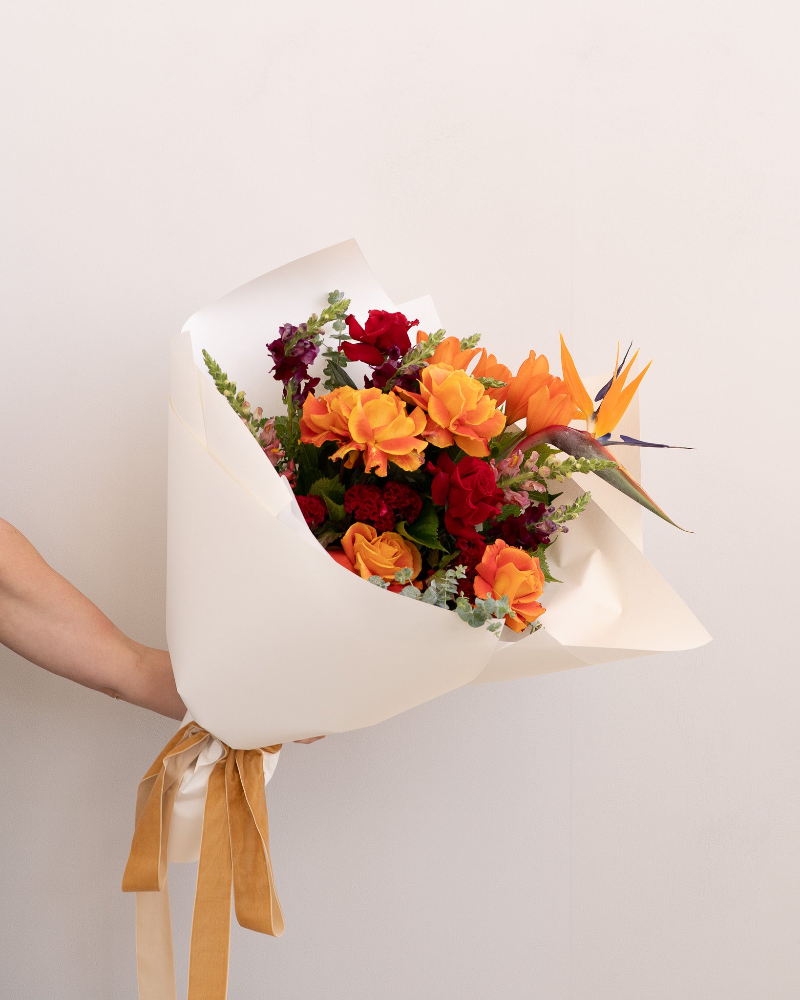 Market Bouquet - Bright Oranges - Wild Poppies -  Flower - Same Day Flower Delivery Auckland - Auckland Flower Delivery - Florists - boutique gift boxes