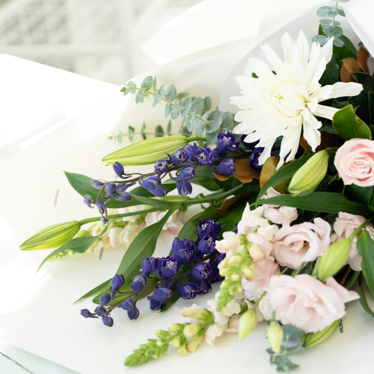 English Country Garden Bouquet - Wild Poppies -  Flower - Same Day Flower Delivery Auckland - Auckland Flower Delivery \ Florists - boutique gift boxes 