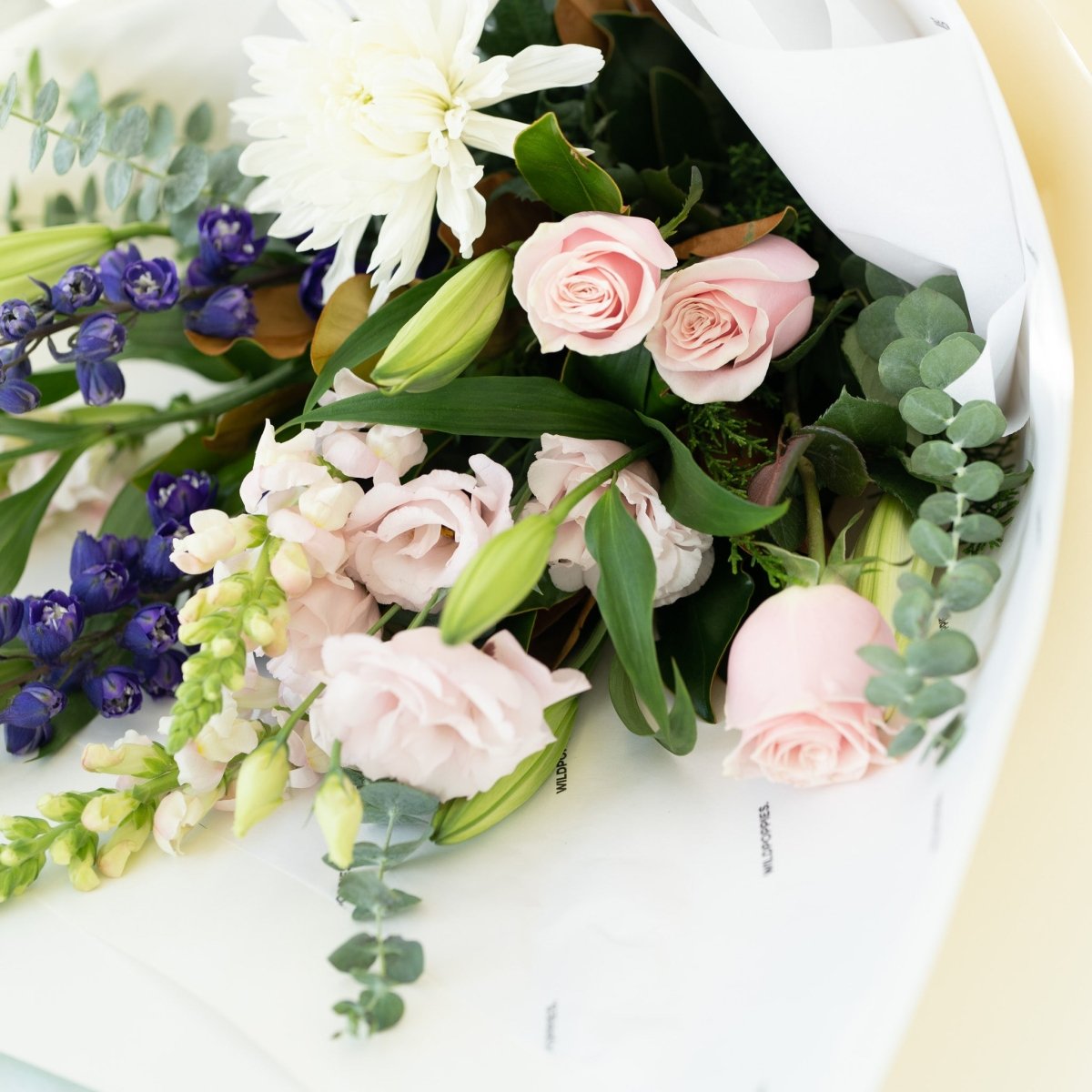 English Country Garden Bouquet - Wild Poppies -  Flower - Same Day Flower Delivery Auckland - Auckland Flower Delivery \ Florists - boutique gift boxes 