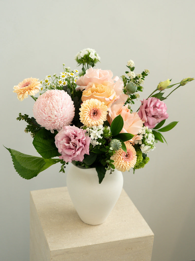 The Pastel Florists Choice Posy - Wild Poppies -  Flower - Same Day Flower Delivery Auckland - Auckland Flower Delivery - Florists - boutique gift boxes