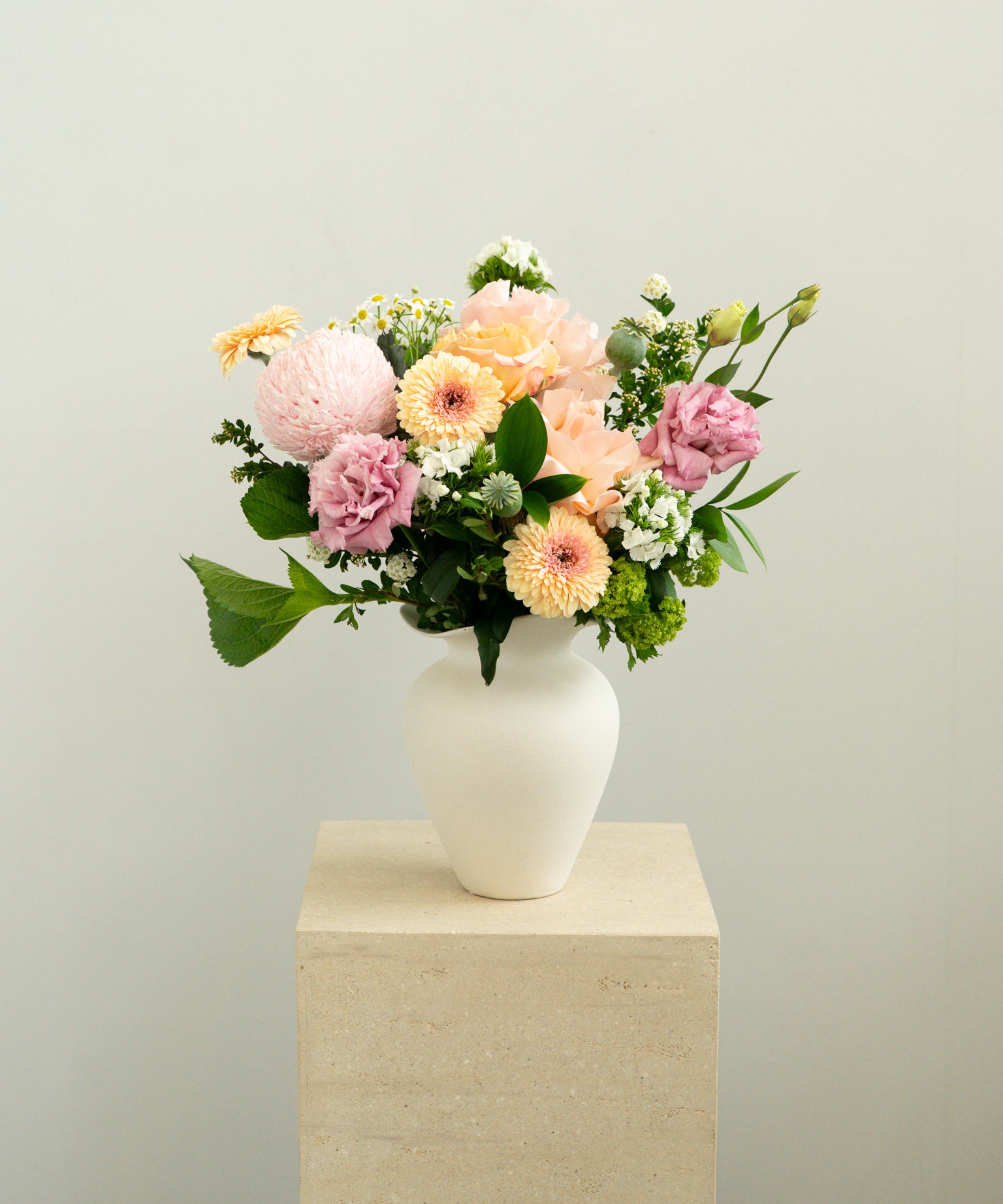 The Pastel Florists Choice Posy - Wild Poppies -  Flower - Same Day Flower Delivery Auckland - Auckland Flower Delivery - Florists - boutique gift boxes
