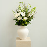 Fresh Whites and Green Bouquet - Wild Poppies -  Flower - Same Day Flower Delivery Auckland - Auckland Flower Delivery - Florists - boutique gift boxes