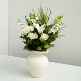 Fresh Whites and Green Bouquet - Wild Poppies -  Flower - Same Day Flower Delivery Auckland - Auckland Flower Delivery - Florists - boutique gift boxes
