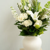 Fresh Whites and Green Bouquet - Wild Poppies -  Flower - Same Day Flower Delivery Auckland - Auckland Flower Delivery - Florists - boutique gift boxes