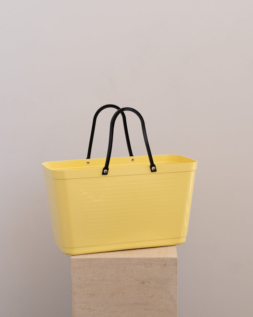 Hinza Carry Bag - Lemon - Wild Poppies -  Flower - Same Day Flower Delivery Auckland - Auckland Flower Delivery - Florists - boutique gift boxes