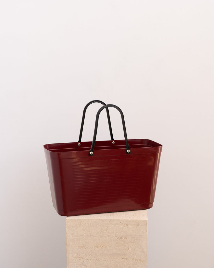 Hinza Carry Bag Maroon -Wild Poppies -  Flower - Same Day Flower Delivery Auckland - Auckland Flower Delivery - Florists - boutique gift boxes