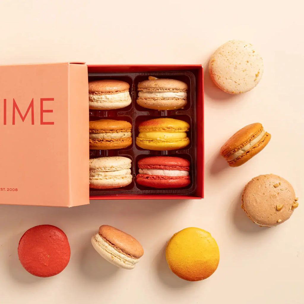 Summer Macaron box set, summer flavours