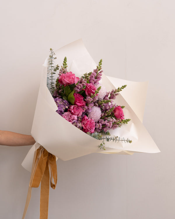 Market Bouquet - Lovely Lilacs - Wild Poppies -  Flower - Same Day Flower Delivery Auckland - Auckland Flower Delivery - Florists - boutique gift boxes