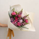 Market Bouquet - Lovely Lilacs - Wild Poppies -  Flower - Same Day Flower Delivery Auckland - Auckland Flower Delivery - Florists - boutique gift boxes