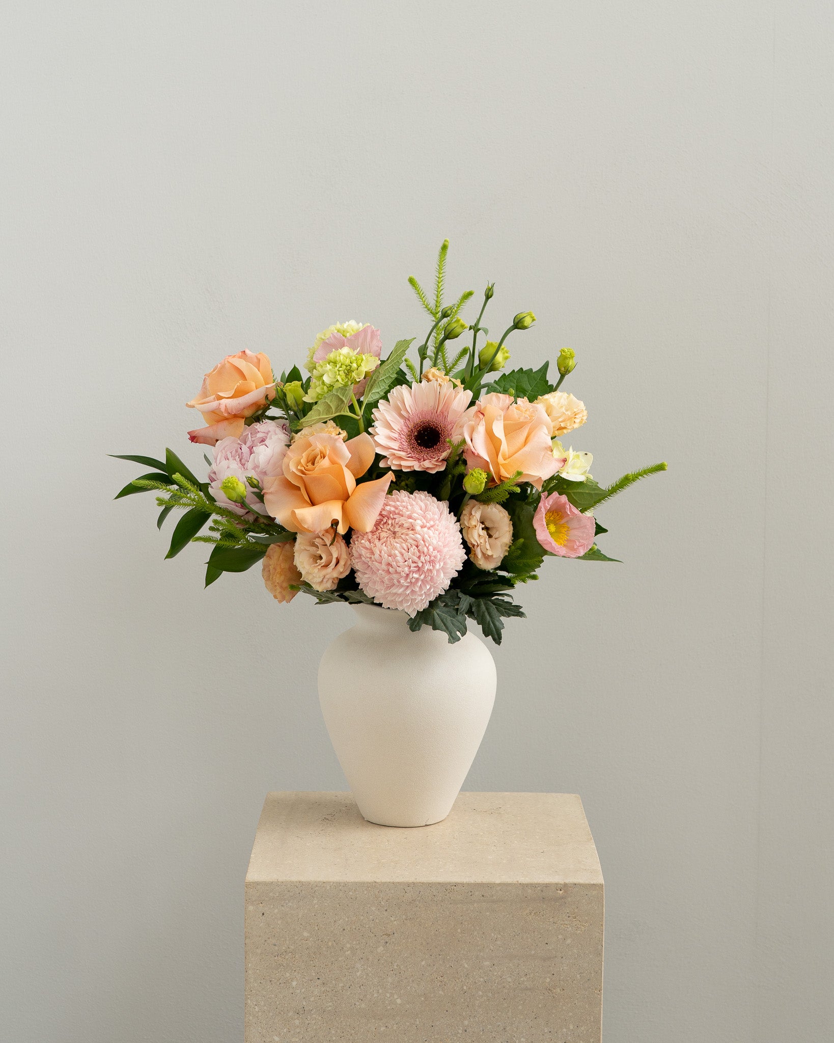 Pretty Peach Posy - Wild Poppies -  Flower - Same Day Flower Delivery Auckland - Auckland Flower Delivery - Florists - boutique gift boxes