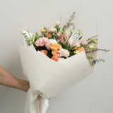 Pretty in Peach Bouquet - Wild Poppies -  Flower - Same Day Flower Delivery Auckland - Auckland Flower Delivery - Florists - boutique gift boxes