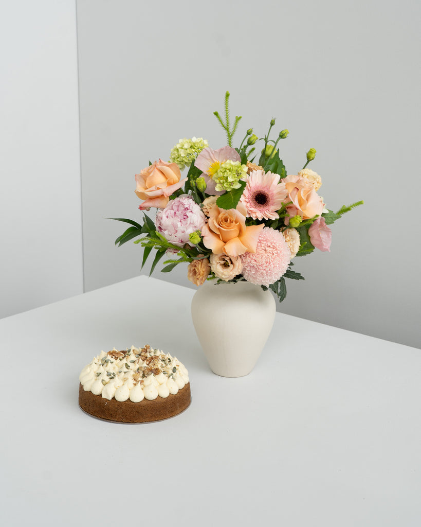 Peachy Posy and Claire's Cake - Wild Poppies -  Flower - Same Day Flower Delivery Auckland - Auckland Flower Delivery - Florists - boutique gift boxes