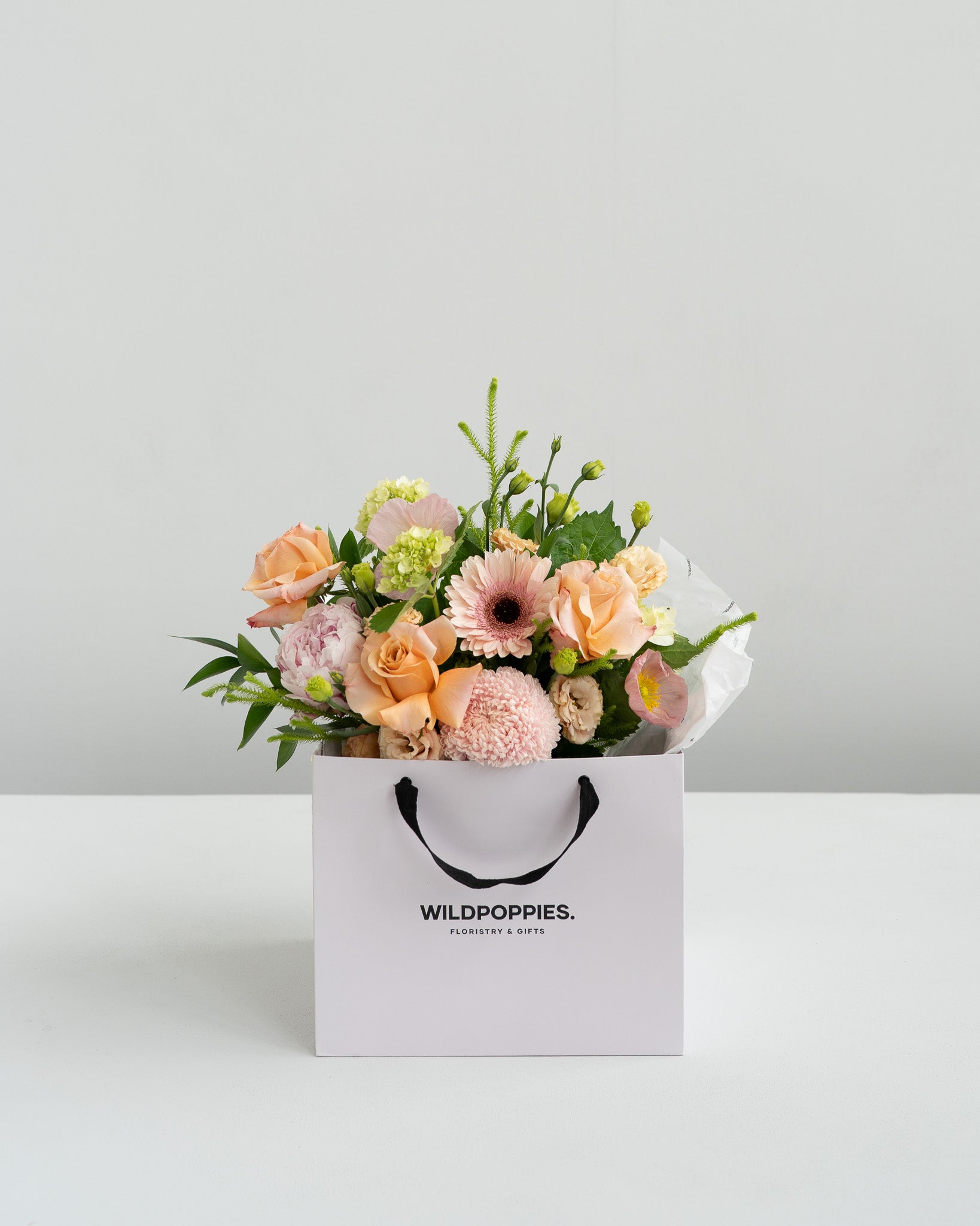 Sweet Pea Ecoya, Cupcakes & Flowers Gift Set - Wild Poppies -  Flower - Same Day Flower Delivery Auckland - Auckland Flower Delivery - Florists - boutique gift boxes